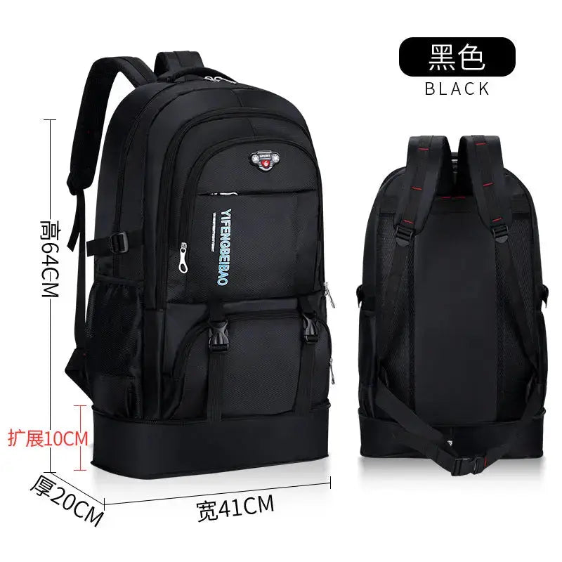 Large Backpack Men's Large Travel Backpack Women's Travel Mountaineering Outdoor Large-capacity Luggage Backpack My Store