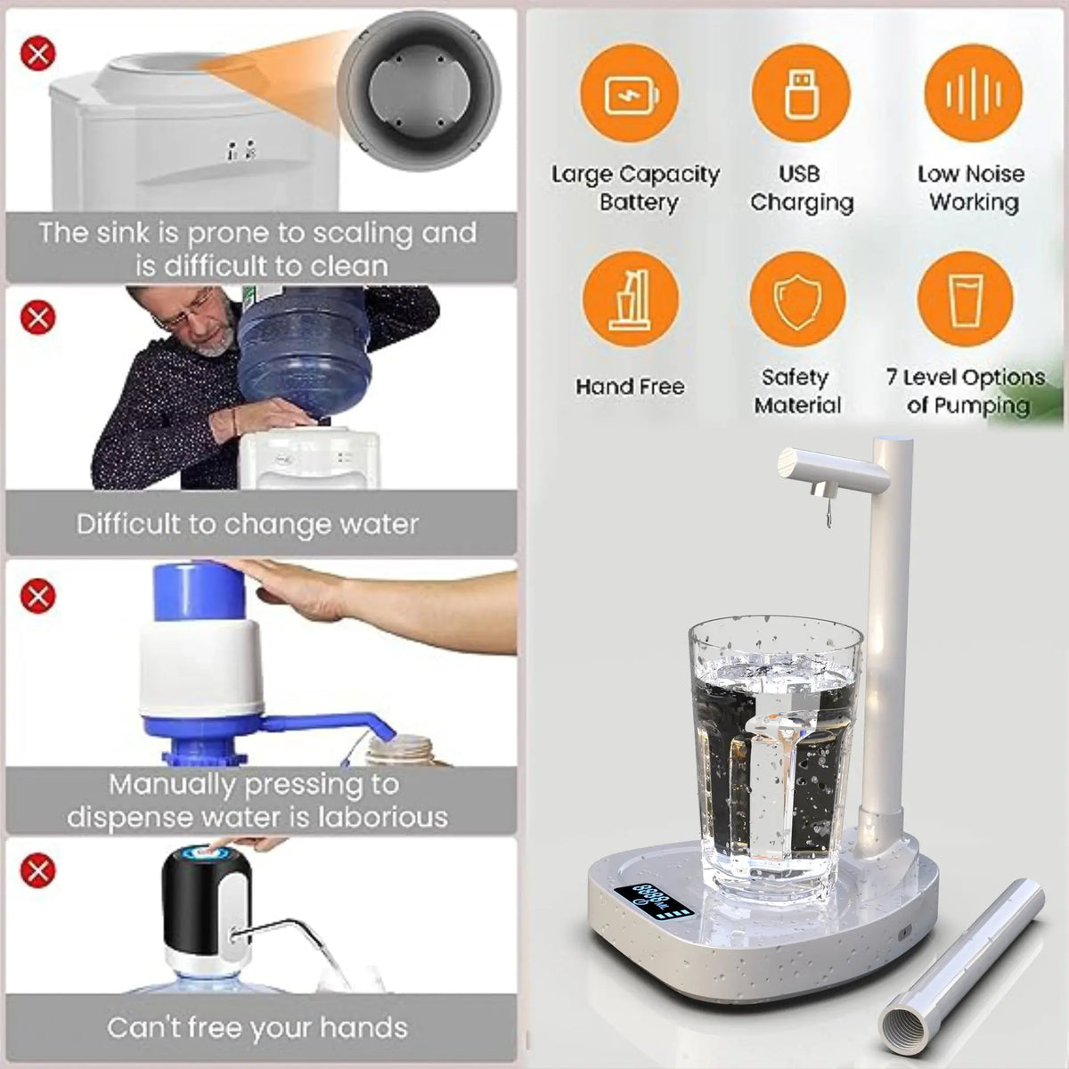 Extension Tupe Water Dispenser Cato Collection