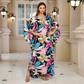 Cotton Printed Vacation Beach Long Dress for Women, Loose Long Dress, Bikini Cover-Up, Sun Protection Clothing My Store