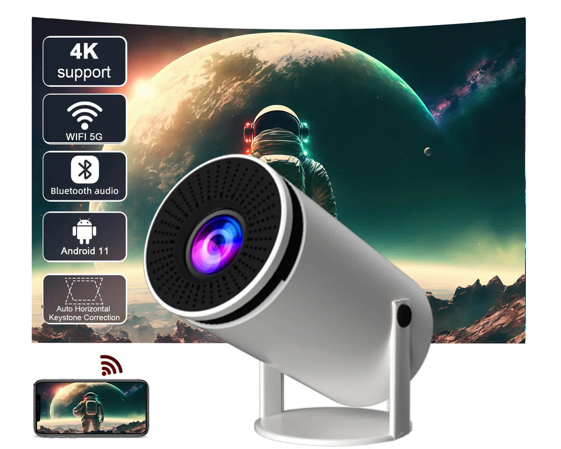 BarrelSmart HD Home Projector Velmora