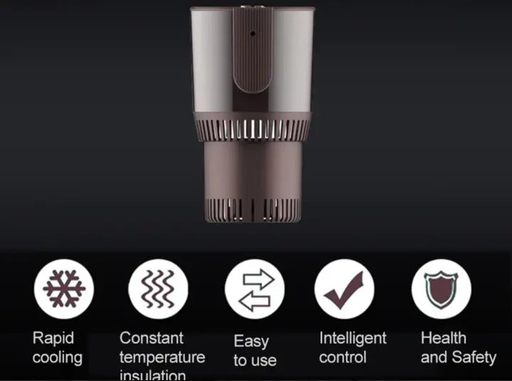 2 in 1 Electric Car Cup Holder Velmora