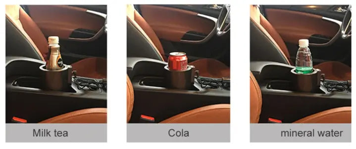 2 in 1 Electric Car Cup Holder Velmora