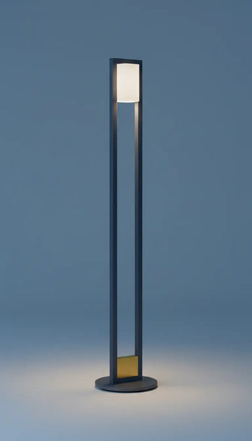 Minimalist steel floor lamp Velmora