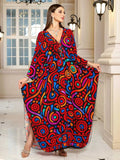Cotton Printed Vacation Beach Long Dress for Women, Loose Long Dress, Bikini Cover-Up, Sun Protection Clothing My Store
