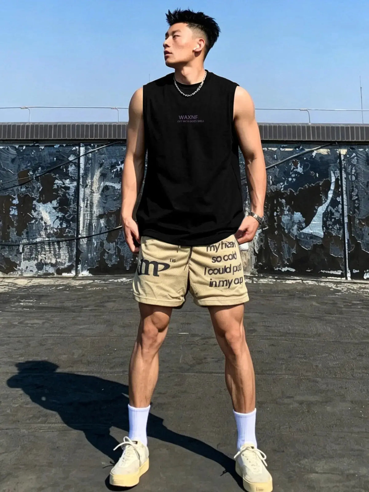 Men's Heavyweight Cotton Sports Tank Top My Store