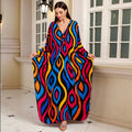 Cotton Printed Vacation Beach Long Dress for Women, Loose Long Dress, Bikini Cover-Up, Sun Protection Clothing My Store