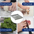 XXL 304 Stainless Steel Cutting Board  Anti-Slip & Mildew-Proof! No More Moldy Wooden Boards | Heavy-Duty & Food-Safe, Easy to Clean – Chop Meat, Knead Dough, Bake Prep All-in-One | Must-Have for Home Doba