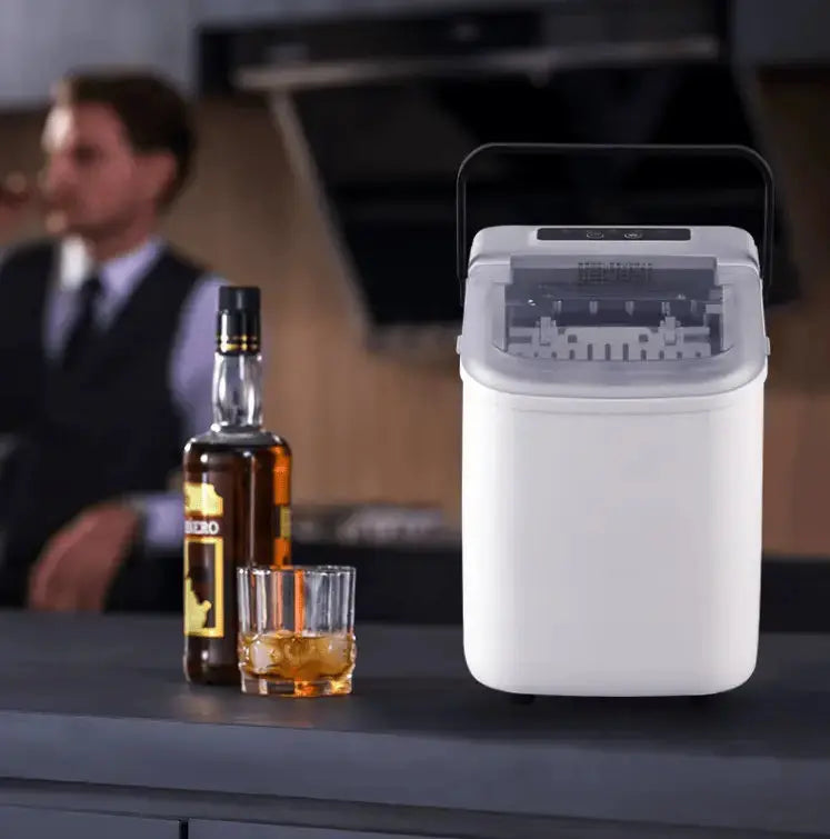 PSZ6Y10  Home Ice Maker-Outdoor Camping Ice Production 12kg/day bullet ice maker-PVC BPA-free, quick ice production. Coffee ice cubes, car fridge compatible. Alcohol ice maker with a Doba