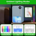 Portable Small Dehumidifier with Humidity Display, 10oz Moisture Removal per Day, 1.1L Water Tank, 1-24H Timer & 7-Color Night Light for Bathroom RV Closet Doba