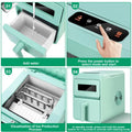 PSZBJ-K12G  Automatic Ice Maker-50lbs/day capacity, 6-8 minute ice production, 9 pieces per batch. Features: 2-liter PVC ice tray (BPA-free), self-cleaning design, coffee-grade ice cubes, touch-sensit Doba
