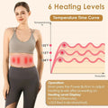 EMS Lower Back Massager Heating Pad Cordless Heating Pad for Back Belly Waist with Remote Magnetic Host 8 Modes 19 Intensity Levels 3 Heating Levels Doba