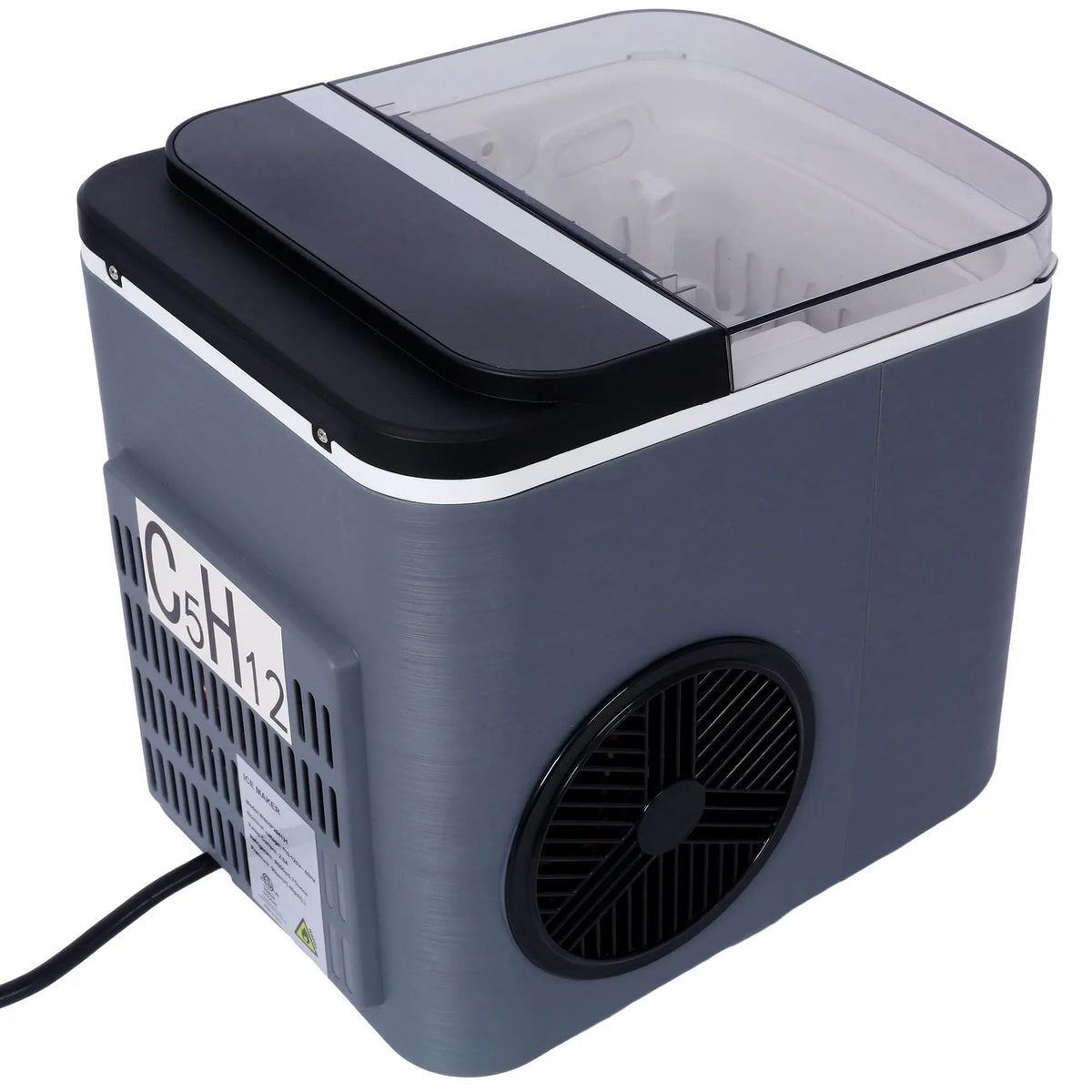 Portable Ice Machine, Self-Cleaning Ice Makers Ice Maker Countertop with Basket and Scoop, 9 Cubes in 6 Mins, 26 lbs per Day, Ideal for Home, Kitchen,ETL and FDA certificate Doba