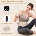 EMS Lower Back Massager Heating Pad Cordless Heating Pad for Back Belly Waist with Remote Magnetic Host 8 Modes 19 Intensity Levels 3 Heating Levels Doba