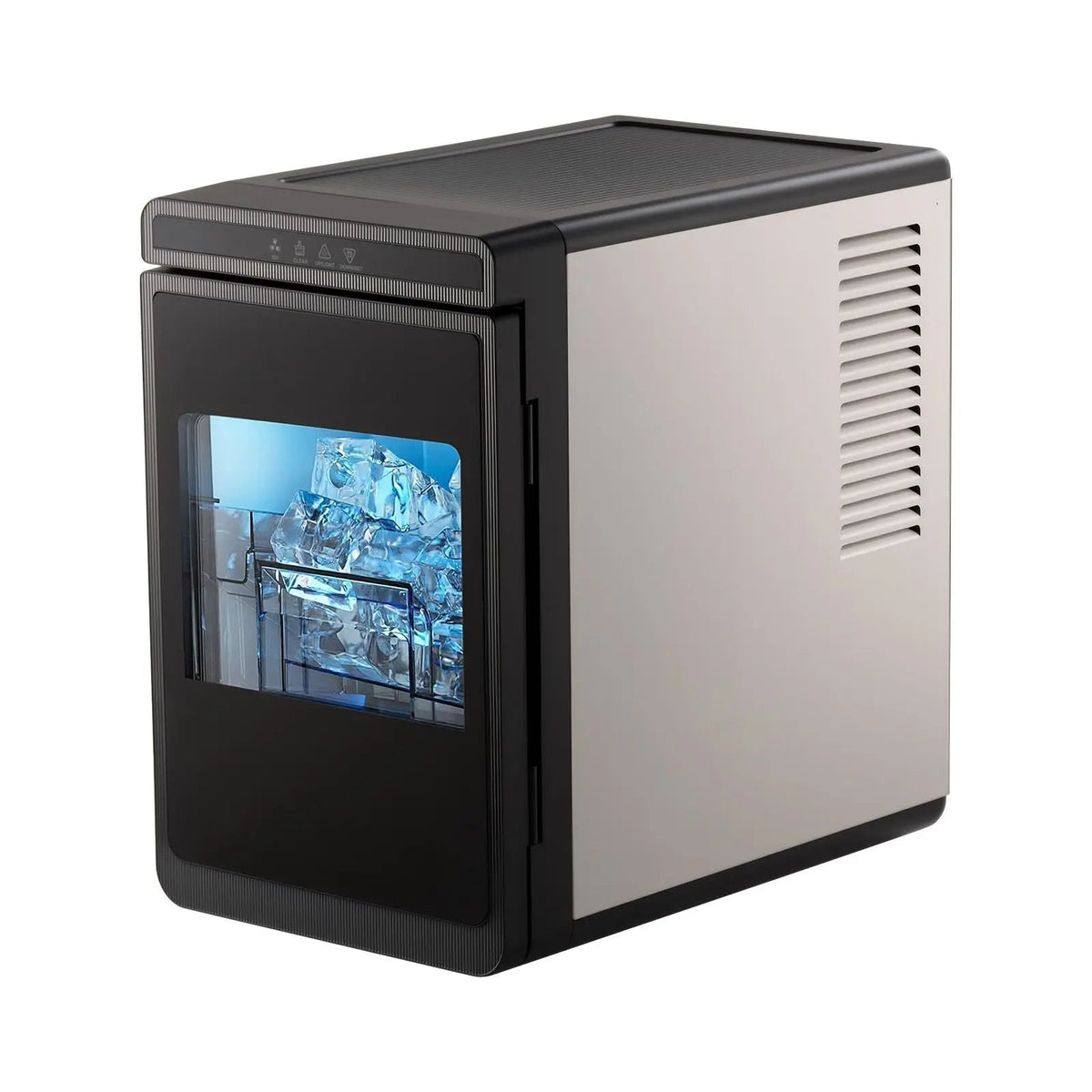 Countertop Ice Maker, 22 lbs per Day, Self-Cleaning Portable Machine with Tong, Drawer-Style Ice Access, Ice-Making Machine with Large Square Cubes, for Home, Kitchen, Office, Bar & Party Doba
