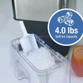 Portable Countertop Ice Maker for Soft Nugget Ice at Home Doba