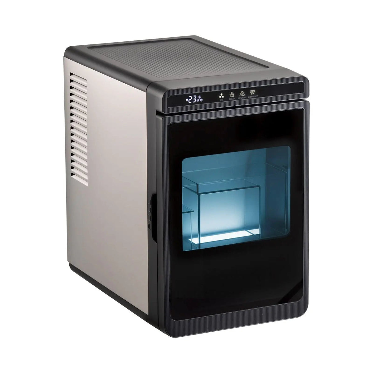 Countertop Ice Maker, 22 lbs per Day, Self-Cleaning Portable Machine with Tong, Drawer-Style Ice Access, Ice-Making Machine with Large Square Cubes, for Home, Kitchen, Office, Bar & Party Doba