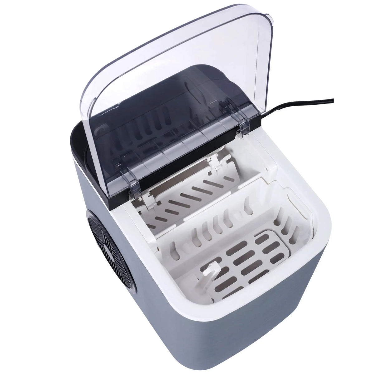 Portable Ice Machine, Self-Cleaning Ice Makers Ice Maker Countertop with Basket and Scoop, 9 Cubes in 6 Mins, 26 lbs per Day, Ideal for Home, Kitchen,ETL and FDA certificate Doba