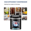 Mini Portable Electric Ice Maker Machine with Ice Scoop Doba