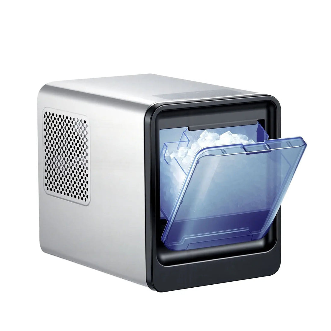 Countertop Ice Maker, 33 lbs per Day, Self-Cleaning Portable Machine with Scoop, Drawer-Style Ice Access, Nugget Ice-Making Machine with Chewable Ices for Home, Kitchen, Office, Bar & Party Doba