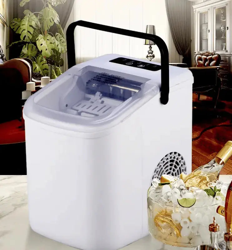 PSZ6Y10  Home Ice Maker-Outdoor Camping Ice Production 12kg/day bullet ice maker-PVC BPA-free, quick ice production. Coffee ice cubes, car fridge compatible. Alcohol ice maker with a Doba
