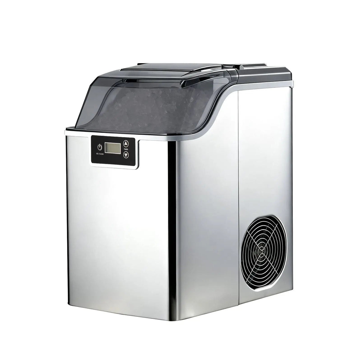 Countertop Ice Maker, 44 lbs per Day, Self-Cleaning Portable Machine with Scoop, 4 lbs Ice-Storage Basket, Nugget Ice-Making Machine with Chewable Ices for Home, Kitchen, Office, Bar & Party Doba