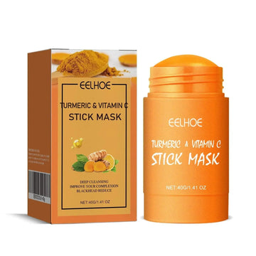 Revitalizing Turmeric & Vitamin C Clay Mask Stick for Glowing Skin - 40g Doba