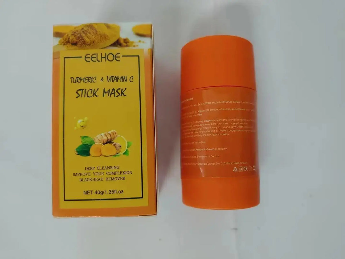 Revitalizing Turmeric & Vitamin C Clay Mask Stick for Glowing Skin - 40g Doba
