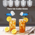 Countertop Ice Maker with Handle, 26lbs/24H Portable Ice Machine, 9 Bullet Ice Cubes Ready in 6 Mins, Self-Cleaning, Quiet Compact Ice Maker for Home, Kitchen, RV, Camping Doba