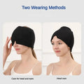 Migraine Relief Hat Gel Hot Cold Therapy Ice cap 360° Pain Mask Gel Release Pressure Head Massager Relax Pain Pack Eye Masks with Free Gift Doba