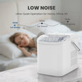 Countertop Ice Maker with Handle, 26lbs/24H Portable Ice Machine, 9 Bullet Ice Cubes Ready in 6 Mins, Self-Cleaning, Quiet Compact Ice Maker for Home, Kitchen, RV, Camping Doba