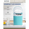 Mini Portable Electric Ice Maker Machine with Ice Scoop Doba