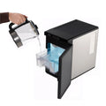 Countertop Ice Maker, 22 lbs per Day, Self-Cleaning Portable Machine with Tong, Drawer-Style Ice Access, Ice-Making Machine with Large Square Cubes, for Home, Kitchen, Office, Bar & Party Doba