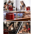26lbs/24h Portable Countertop Ice Maker Machine with Scoop Doba