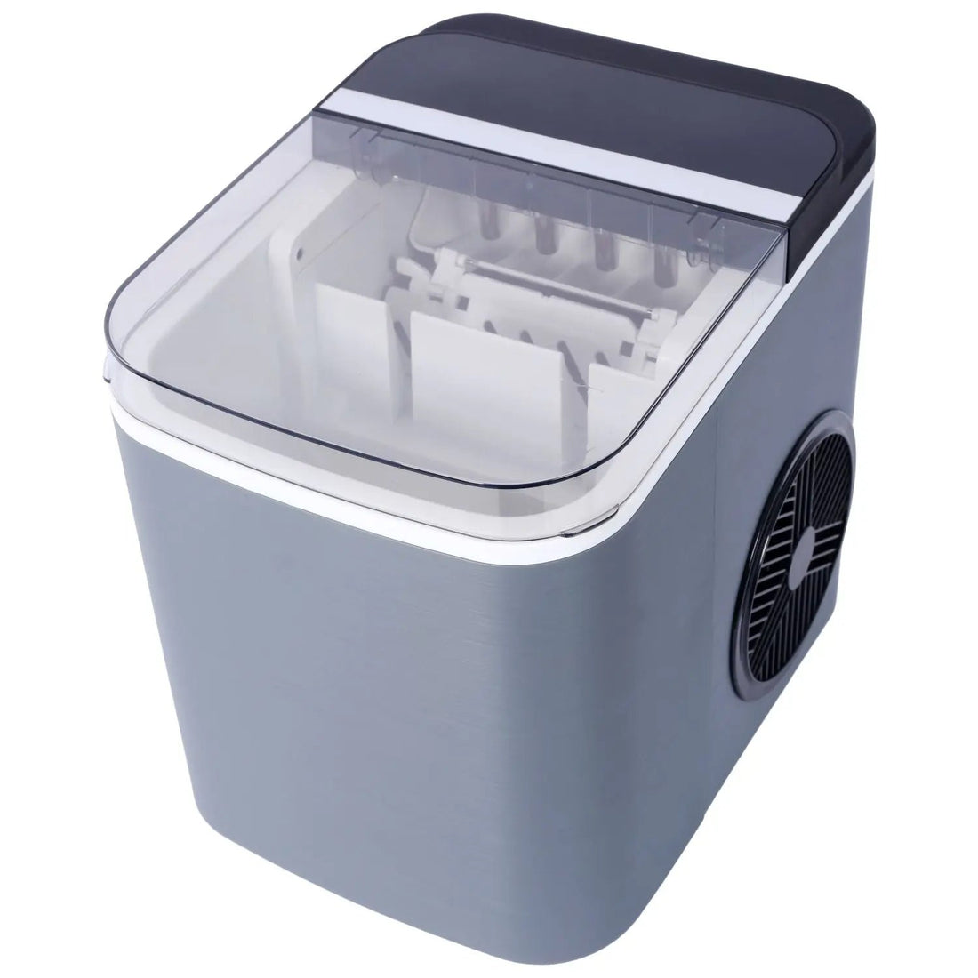 Ice Maker Countertop, Portable Ice Machine, Self-Cleaning Ice Makers with Basket and Scoop, 9 Cubes in 6 Mins, 26 lbs per Day, Ideal for Home, Kitchen,ETL and FDA certificate. Doba