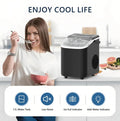 PSZ6Y10 Home Ice Maker-Outdoor Camping Ice Production 12kg/day bullet ice maker-PVC BPA-free, quick ice production. Coffee ice cubes, car fridge compatible. Alcohol ice maker with a Doba