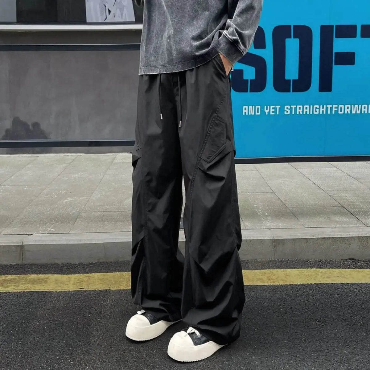 Men’s Straight Leg Quick-Dry Casual Pants My Store